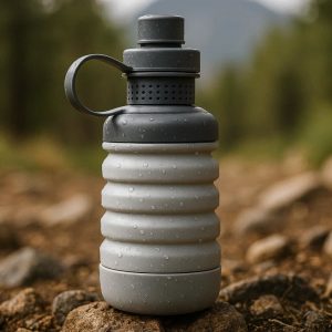 Leak Proof Collapsible Water Bottle with Built In Filter Outdoor
