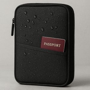 Waterproof and Tear Resistant Travel Passport Wallet Document Organizer